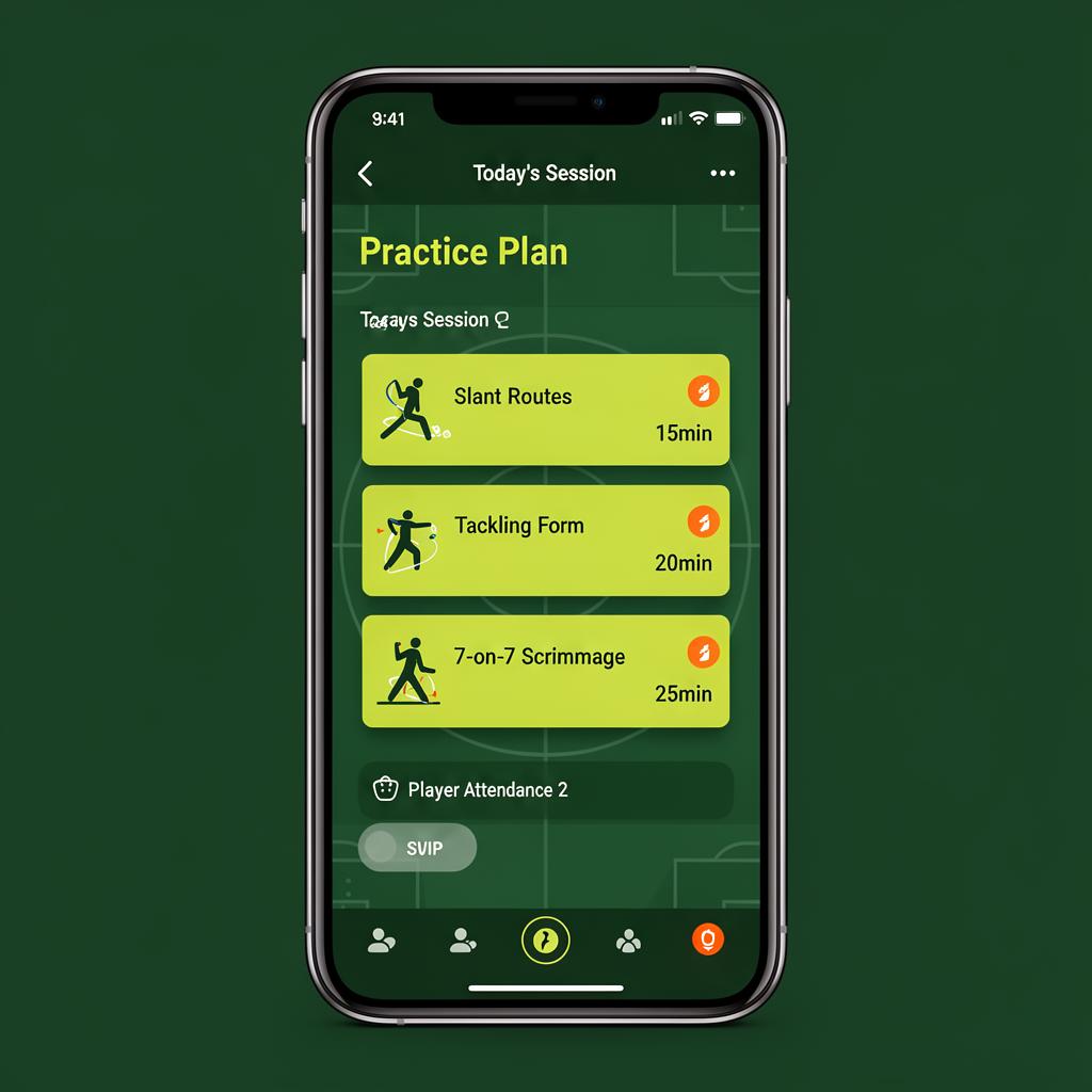 Silly Coaching mobile practice plan